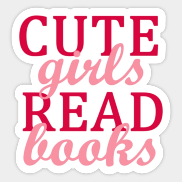 Cute Girls Read Books Sticker by Smilla